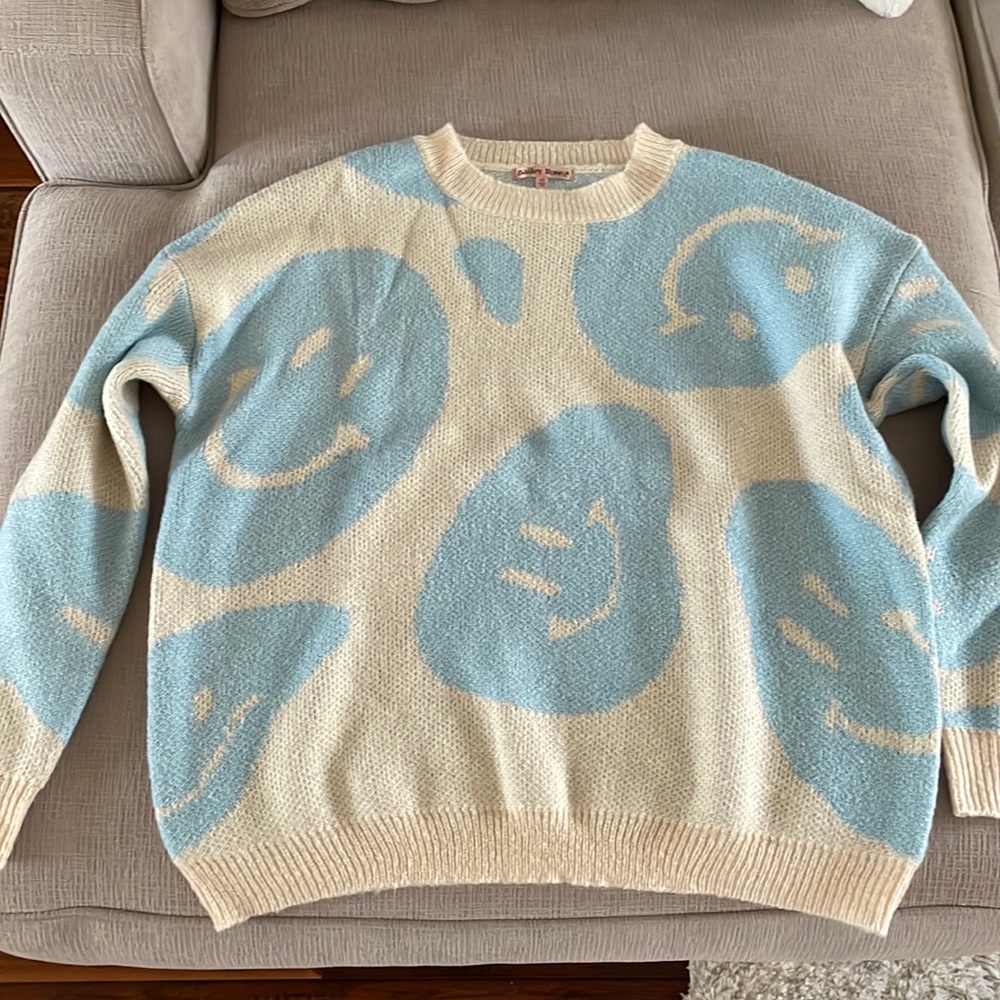Oversized Smiley Sweater